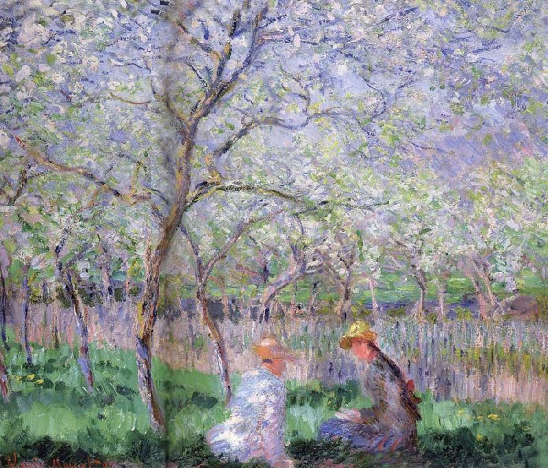 Claude Monet Springtime oil painting image